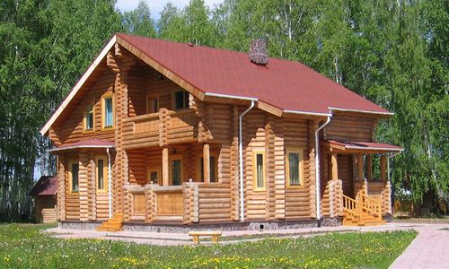 Дома из оцилиндрованного бревна