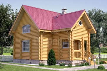 Проекты домов из оцилиндрованного бревна
