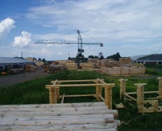 Производство оцилиндрованного бревна в Омске Производство оцилиндрованного бревна в Омске